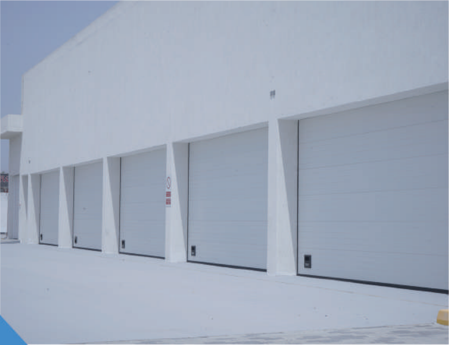 Industrial & Residential Sectional Overhead Doors – Durable, Insulated Steel Panels, Weather-Resistant, Energy Efficient, Available in Multiple Sizes, Ideal for Warehouses & Loading Bays